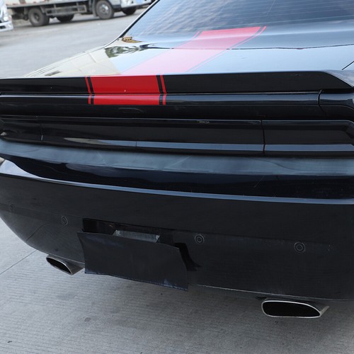 Smoked Black Tail Light Covers Rear Light Guards for Dodge Challenger 2009-2014 - Picture 6 of 12