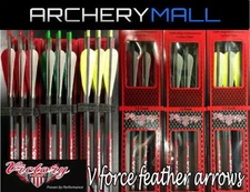 Victory V force Feather Arrows 400 500 600 cut to length and insert installation