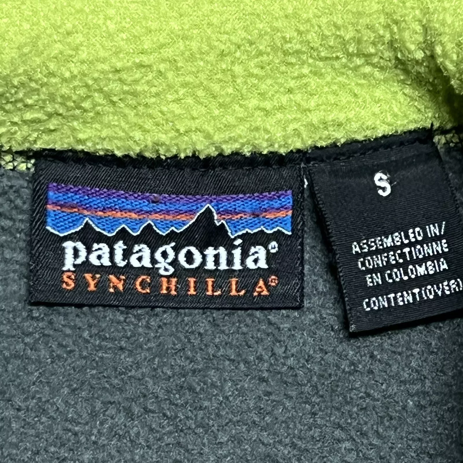 patagonia vintage synchilla fleece full zip jacket