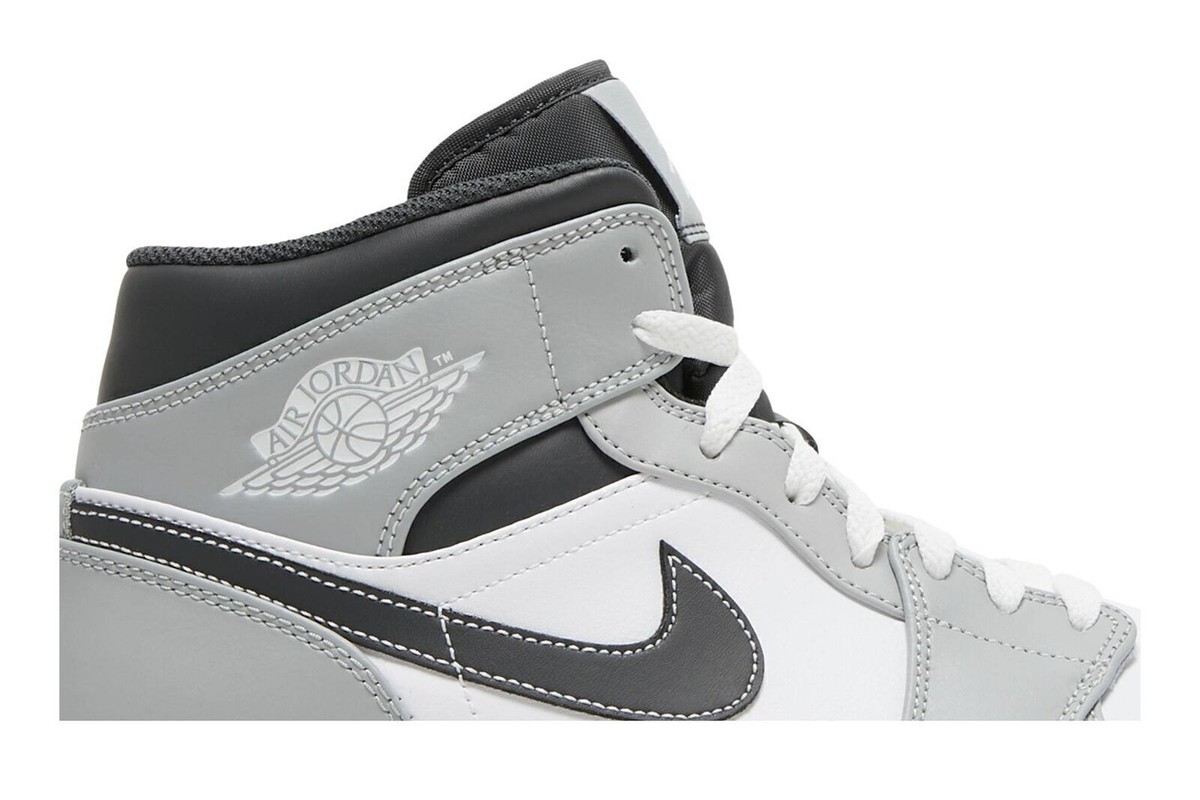 Size 7 - Jordan 1 Mid Light Smoke Grey for sale online | eBay