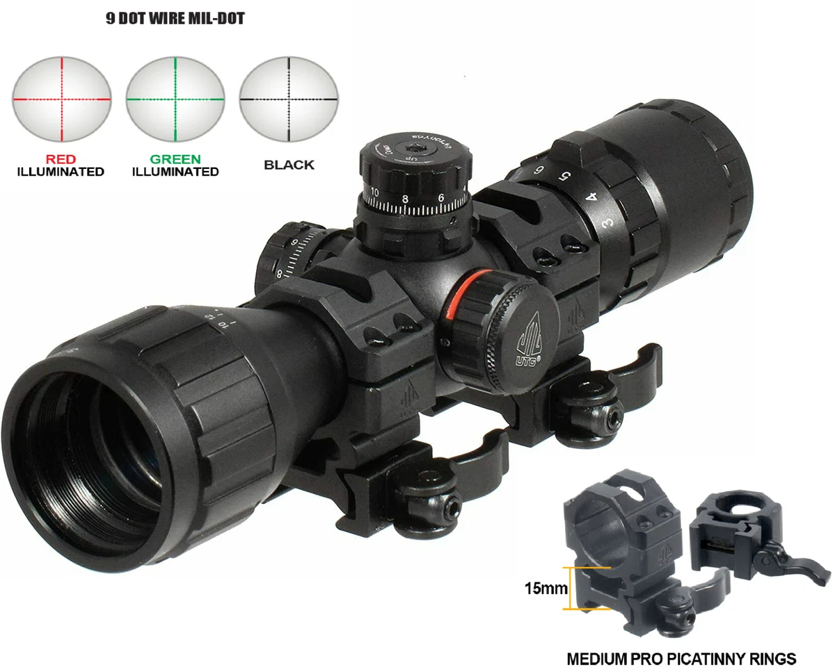 UTG Hunting Rifle Scopes 9x Maximum Magnification for sale | eBay