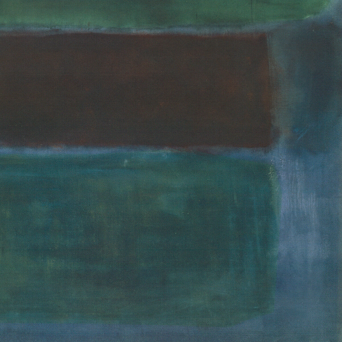 Blue Green and Brown/マークロスコ/ポスター Mark Rothko（マーク ロスコ） Untitled 1952 (Blue Green and