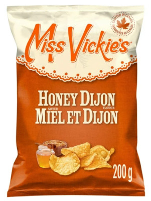 Miss Vickie's Honey Dijon Flavor Kettle Cooked Potato Chips, 200g