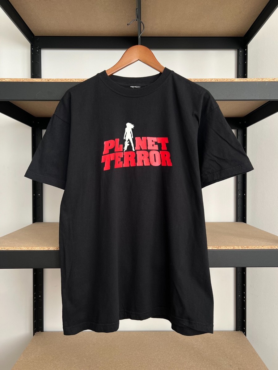 Vintage 2000s Planet Terror Movie Promo Black T-shirt Sz XL | eBay