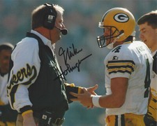 MIKE HOLMGREN - GREEN BAY PACKERS COACH - SIGNED AUTHENTIC 8x10 PHOTO w/COA NFL