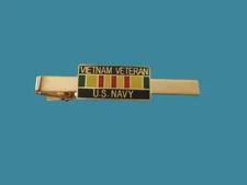 U.S MILITARY NAVY VIETNAM VETERAN TIE BAR OR TIE TAC U.S.A MADE