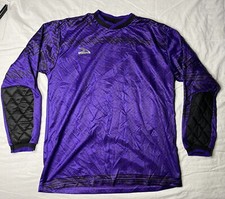 Score Soccer Jersey Adult Size Large Purple Long Sleeve Vintage 1990s