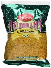 HALDIRAM NEW DELHI ALOO BHUJIA 400 GM  SALTED POTATO NOODLES SNACKS