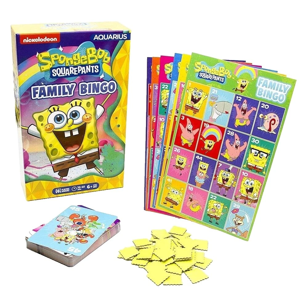 Bob Esponja Juego Familiar tableros de juego fabricación contemporáneo Juegos