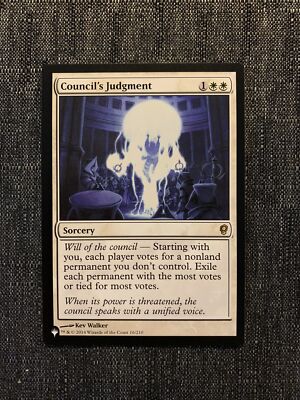judgement mtg card list Council's Judgment | MINT | The List | Magic The Gathering MTG