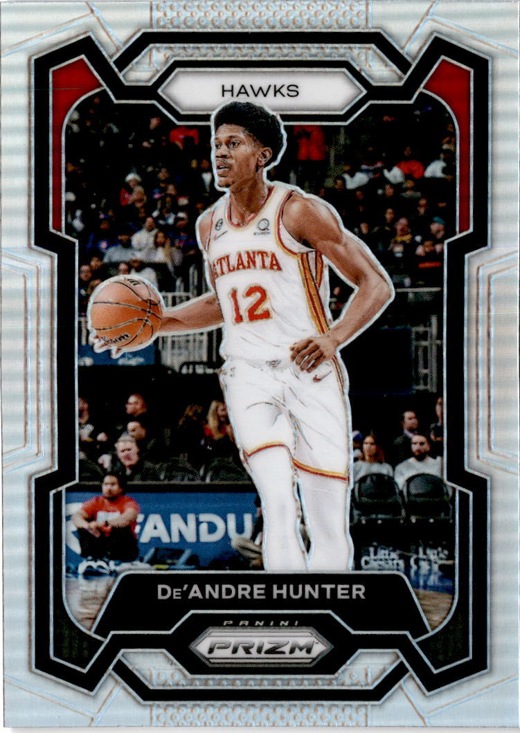 2023-24 Panini Prizm #207 De'Andre Hunter Prizms Silver Atlanta