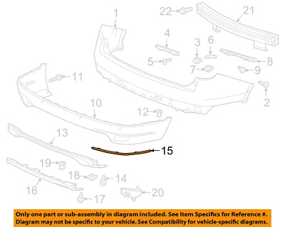 HONDA OEM 19-22 Pilot Rear Bumper Bumper Components-Corner Molding 71517TG7A60