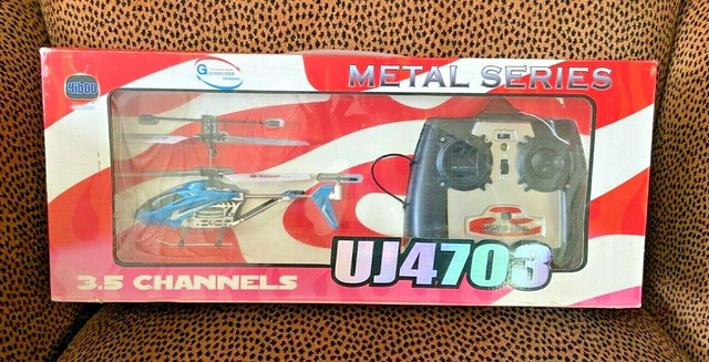 red rc helicopter