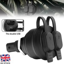 Fit For BMW R1200GS R1250GS F850GS DIN Socket Dual USB Charger Power Adapter UK