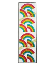 HAMBLY STUDIOS STICKERS PRISMATIC GLITTER * RAINBOW * COLLECTIBLE RARE VINTAGE.