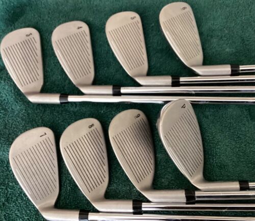 NICKENT GREAT HAWK CG3 irons 3-pw Right Handed Steel Uniflex great condition - Picture 3 of 3