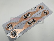 Small Block Chevy Sbc Copper Header Exhaust Gaskets Rectangle Port 1.45x1.55 Small Block Chevy Sbc Copper Header Exhaust Gaskets Rectangle Port 1.45x1.55