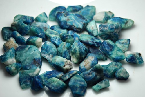 Super Rare Blue Afghanite Sodalite Crystals Lot for Gem Lovers 50.0 Gm - Picture 2 of 10