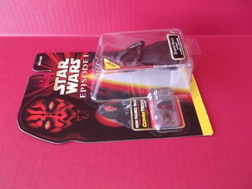 STAR WARS "DARTH MAUL" 4"IN FIGURE (TATOOINE) W/CLOAH & LIGHTSABER 1999 HASBRO - Picture 7 of 11