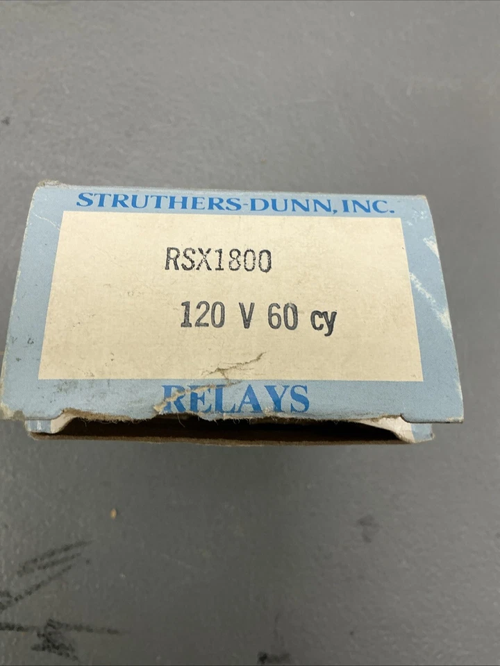 STRUTGERS DUNN RELAY SET RSX1800 120V 60HZ - ECS - Image 2 of 4