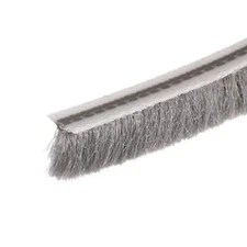 Card Slot Elastic Door Brush Strip 9/32"x5/16"x49.2ft Sliding Sash Window Seal