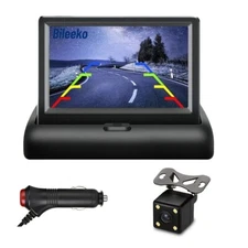 4.3 Inch LCD Monitor With Rear View Reverse Camera System Parking Backup Camera