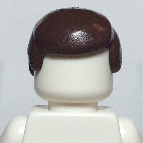 NEW LEGO Figure Hair Male Classic Brown Dark x 1 Leonard