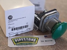 800T-D1A1   Allen Bradley 30mm Momentary PB Green Mushroom Head Non-Illuminated