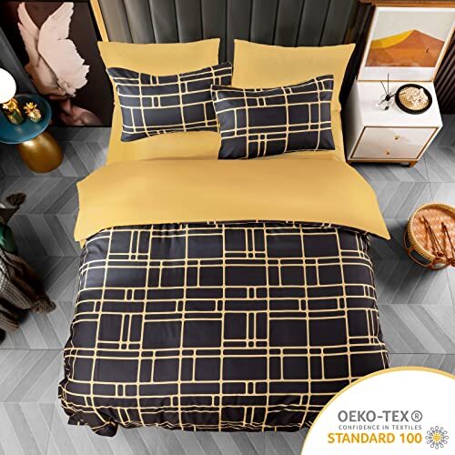 Pamposh King Size Duvet Cover Sets Premium Brushed Microfiber Duvet
