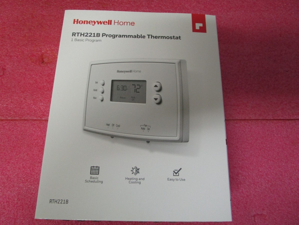 Honeywell Home RTH221B1039 1-Week Programmable Thermostat RTH221B