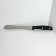 Oster Bread Knife 8" Serrated Blade Wood Handle Full Tang 3 Rivets