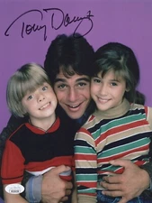 TONY DANZA Signed WHO'S THE BOSS? 8x10 Photo TONY MICELLI Autograph JSA COA CERT