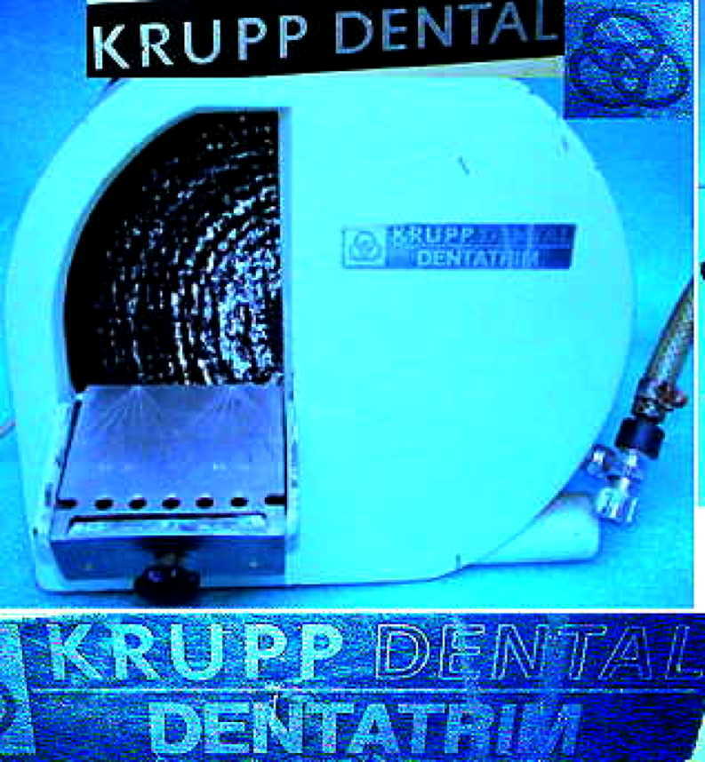 KRUPP DENTAL DENTARIM Schleifmaschine Schleifer Zahn Labor Disk