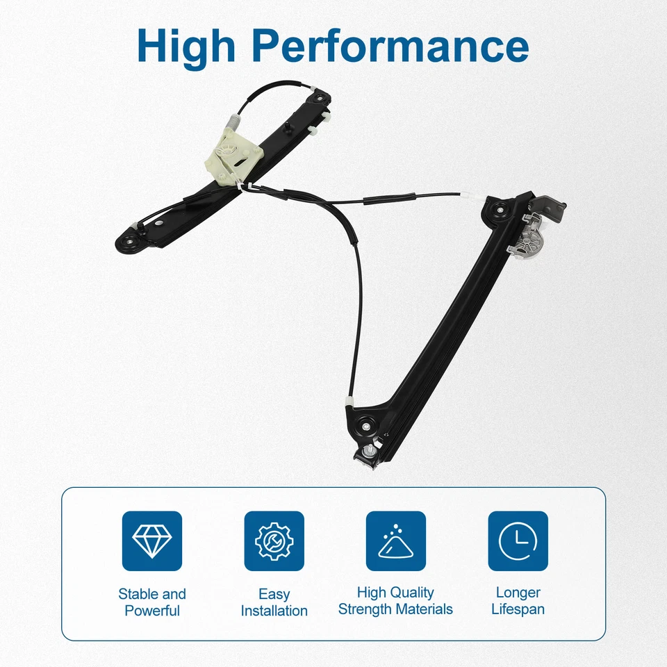 Regulador de ventana del conductor delantero sin motor convertible BMW 135i 2008-2011 Foto 3 de 4