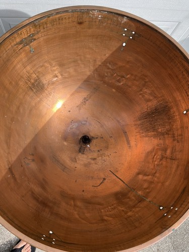 VTG Ludwig 28” Or Slingerland Copper Kettle For Timpani Drum & Stand Fair Cond - Picture 9 of 13