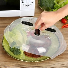 Magnetic Microwave Anti Splatter Cover Plate Guard Lid With Steam Vent ship free