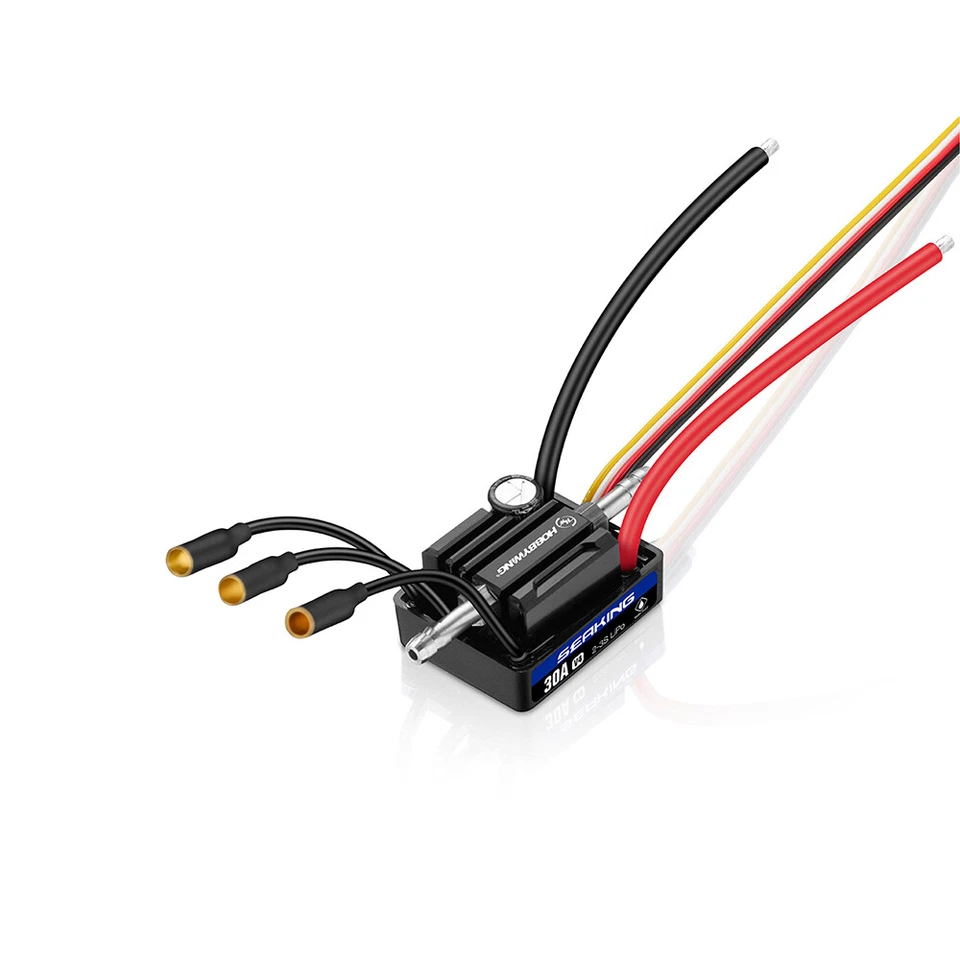 HOBBYWING Seaking V4 Brushless Sensorless ESC 30A 90A 120A 160A BEC for RC Boat - Image 3 of 4