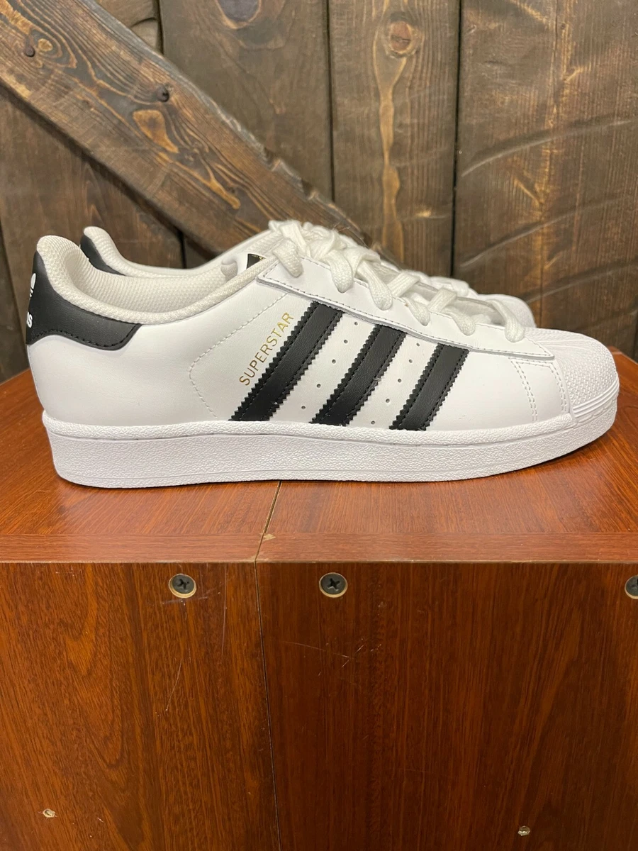 Adidas Superstar White Black Women's - C77153 #68N | eBay