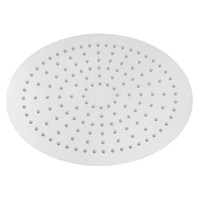 Welfenstein Regendusche Oval Duschkopf Edelstahl Kopfbrause Regenbrause EO30