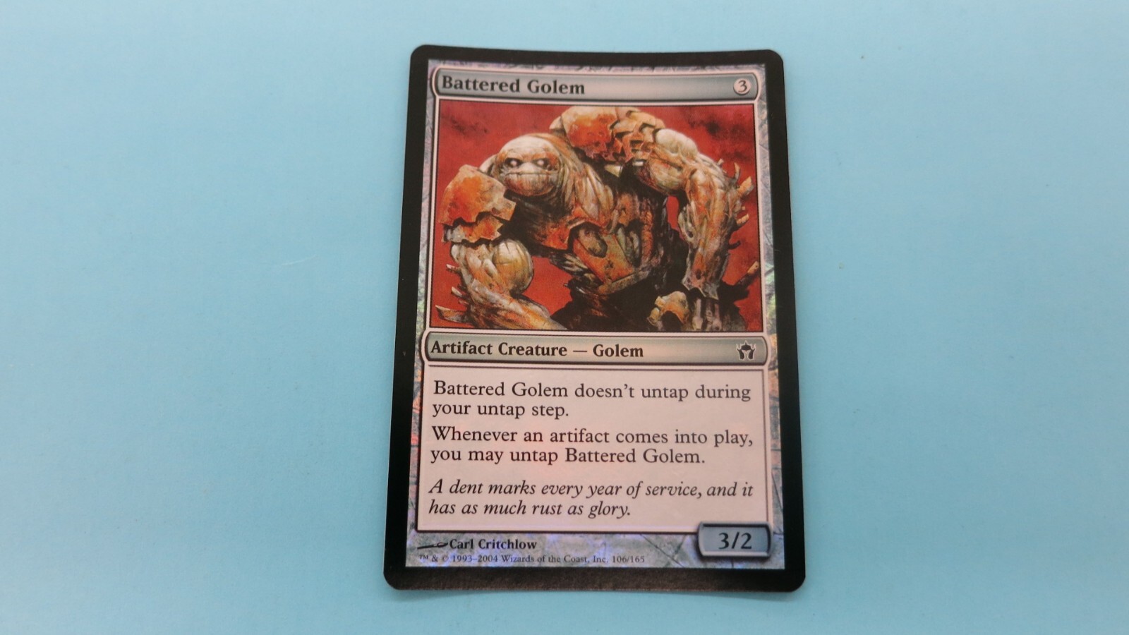 FOIL BATTERED GOLEM CREATURE FIFTH DAWN 5TH MAGIC GATHERING MTG NM / UNPLAYED
