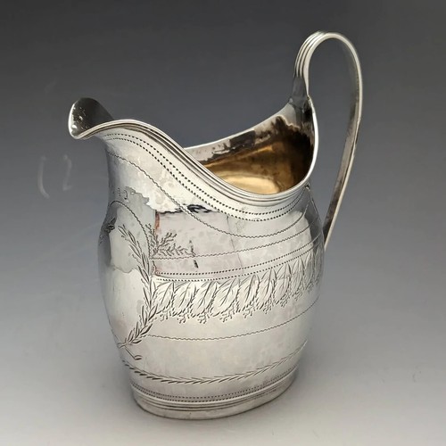 19th Antique British Georgian 925 Sterling Silver Cream Jug 1800s london England