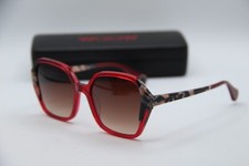 NEW WOOW SUPER SKY 2 COL 9105 RED BLACK PINK GRADIENT SUNGLASSES W/CASE 53-17