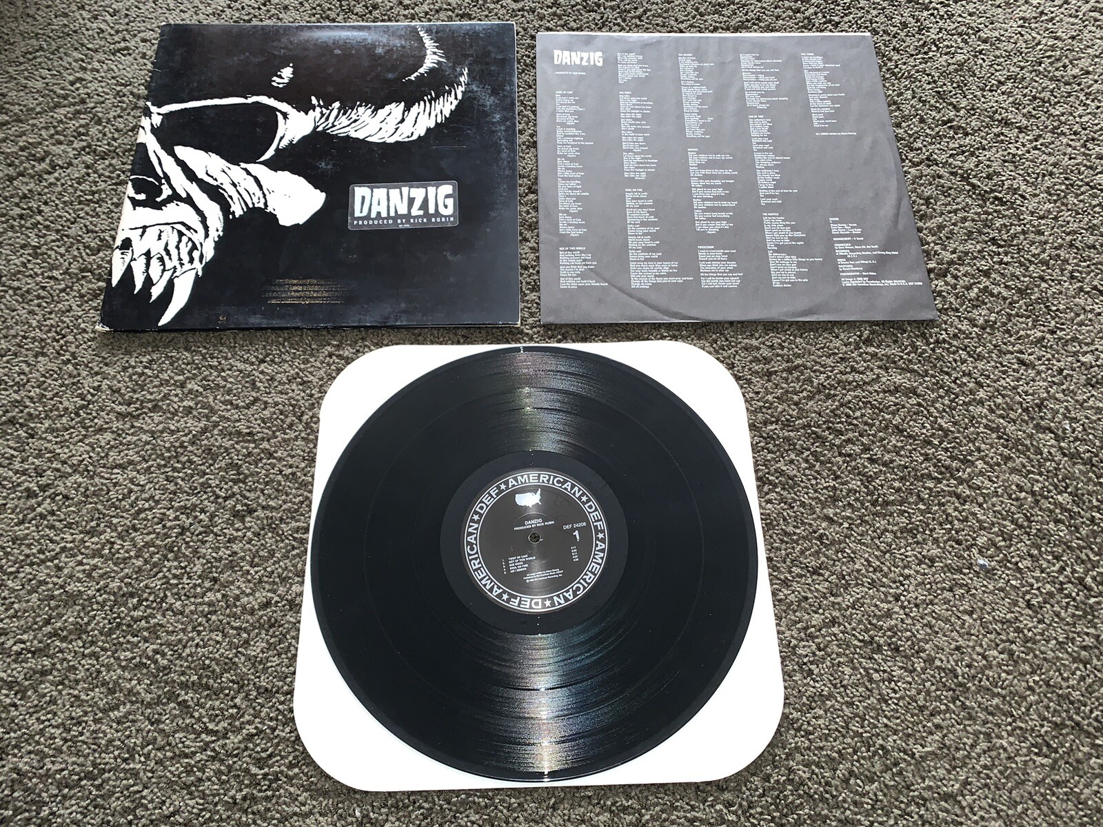 稀少LP / レコード【ダンジグ】Danzig / グレン・ダンジグ / ミス