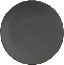 Fortessa Vitraluxe Dinnerware Heirloom Charger, 12-Inch, Set of 4, Charcoal -NEW