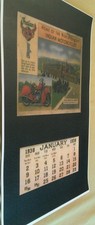 1938 Indian Motorcycle & Factory Calendar Springfield Massachusetts