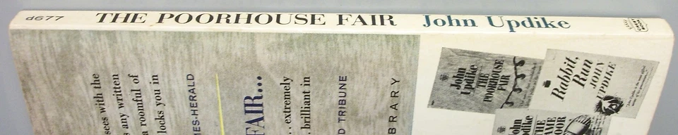THE POORHOUSE FAIR by John Updike rare vintage pb 1964 (Crest) gc Foto 3 de 3