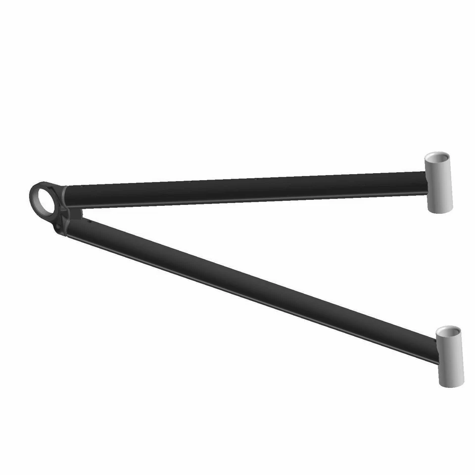 Brazo de control delantero inferior Polaris, negro mate, pieza original OEM 1018186-458 Foto 2 de 3