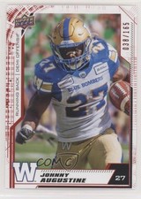 2020 Upper Deck CFL Red 38/165 Johnny Augustine #46 ex5