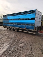 30ft houghtons livestock trailer