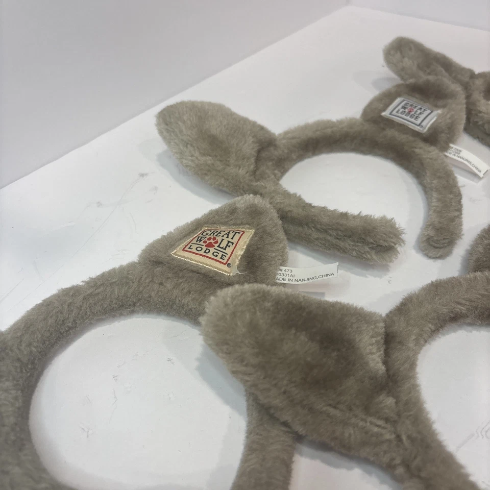 Juego de 5 diademas Lodge Wolf Ears de gran animal lobo Foto 2 de 4